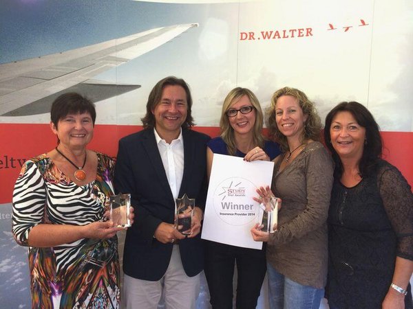 Dr. Walter zum dritten Mal als Reiseversicherungsexperte ausgezeichnet