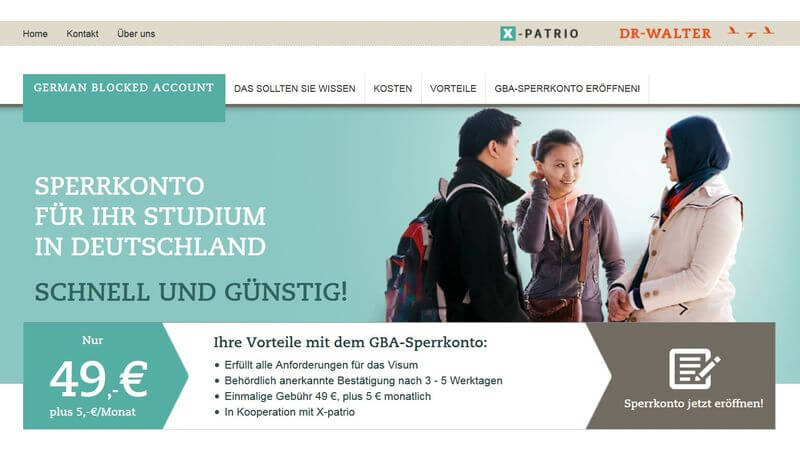 GERMAN BLOCKED ACCOUNT: Foreign students in Germany can now open a blocked account online
