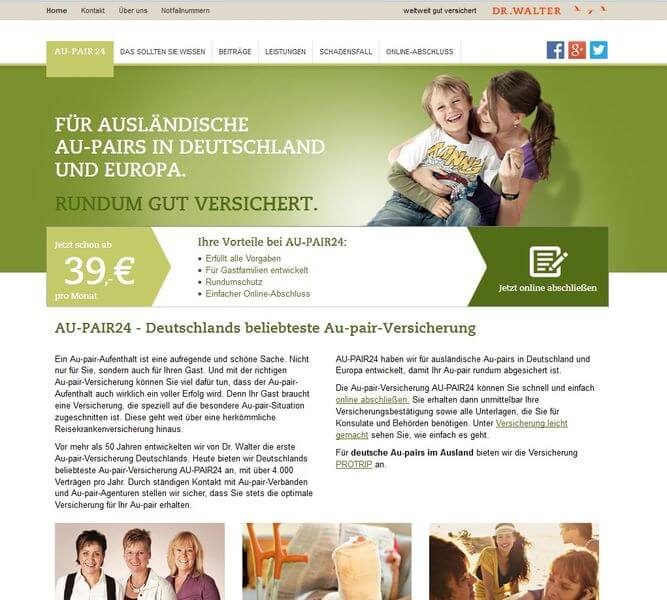 Relaunch von www.au-pair24.de